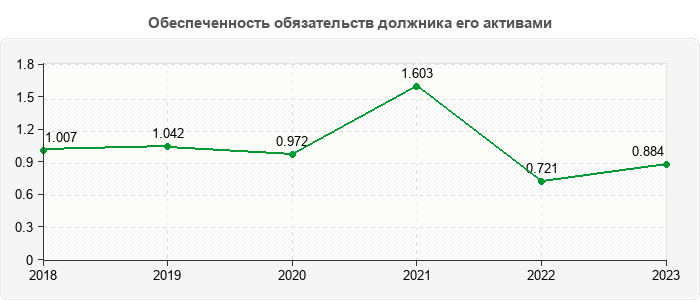 Обеспеченность обязательств должника его активами